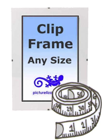 Glass Clip Frame 30cm x 40cm